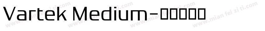 Vartek Medium字体转换